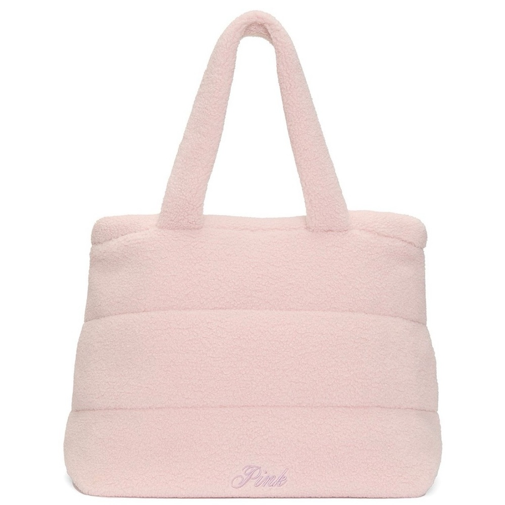 🎀PINK Cozy Plush Tote Bag🎀